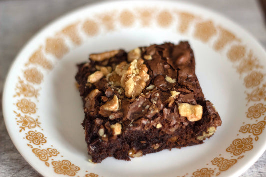 Double-Chocolate Walnut Brownies
