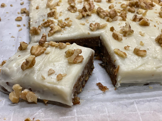 Cinnamon Zucchini Walnut Cake
