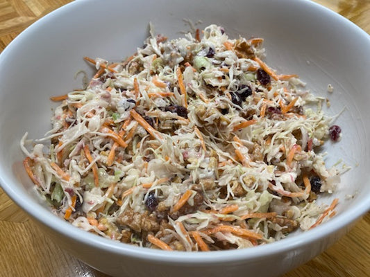 Apple Walnut Coleslaw