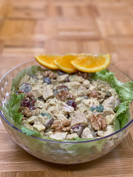 Curry Chicken Salad with Walnuts